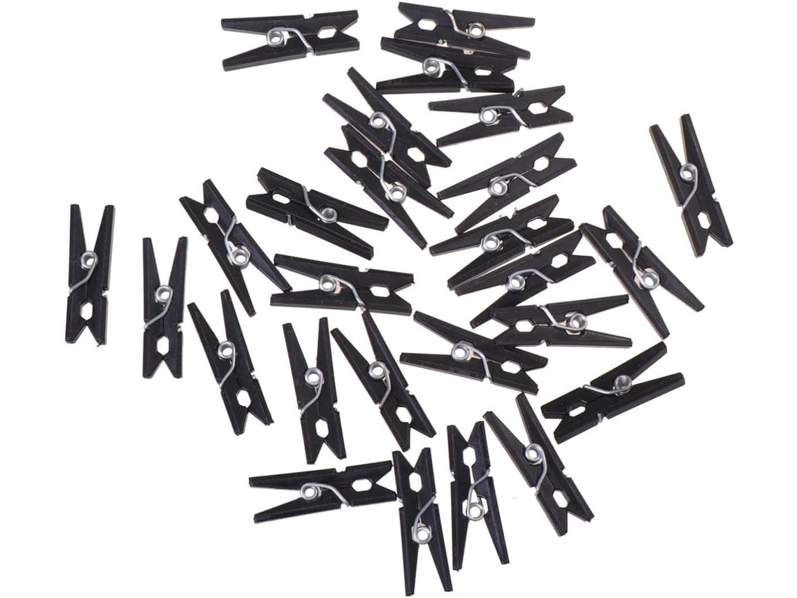 Clipes De Plástico Tehaux Mini Para Roupas E Papéis, 2, 5cm, Leves E Duráveis, Ideais Para Decoração De Casamentos E