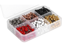 1800 510 Unidades, Cortiça Tachinhas em Formato de Bola, Núcleos Classificados, Para Quadrado Branco, 4mm, Retas, Para Costura