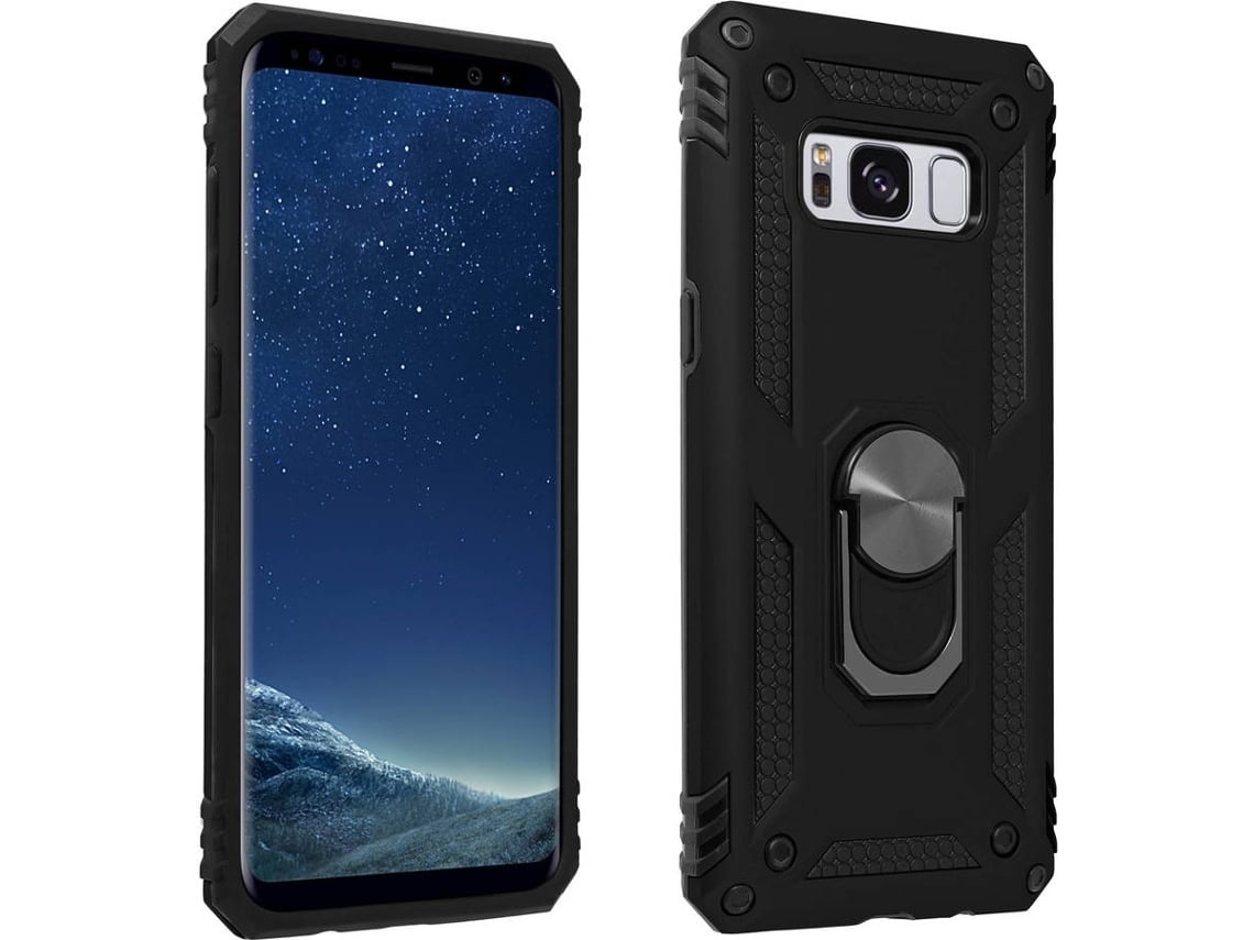 Lurelia Capa Com Anel Para Samsung Galaxy S8 Preto