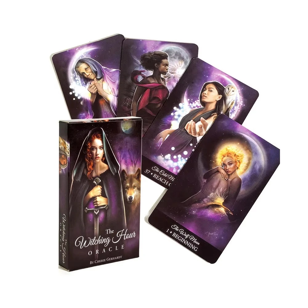 Cartas Oráculo De Tarô Da Meia-noite - Conjunto De Cartas Para Entretenimento Casual