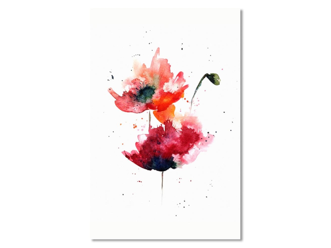 Laxiscreed Obra Artística De Lótus Em Aquarela Criativa Para Decorar Variados Ambientes De Forma Elegante