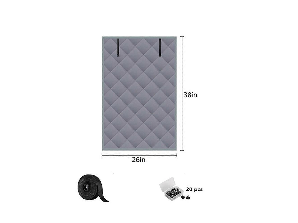 Capa Isolante Para Janela, 3 Camadas, Impermeável, Tamanho 26x38 Polegadas