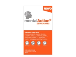 Suplemento Alimentar Comprimidos para Estudantes MENTALACTION + Cápsulas 30+30 unidades