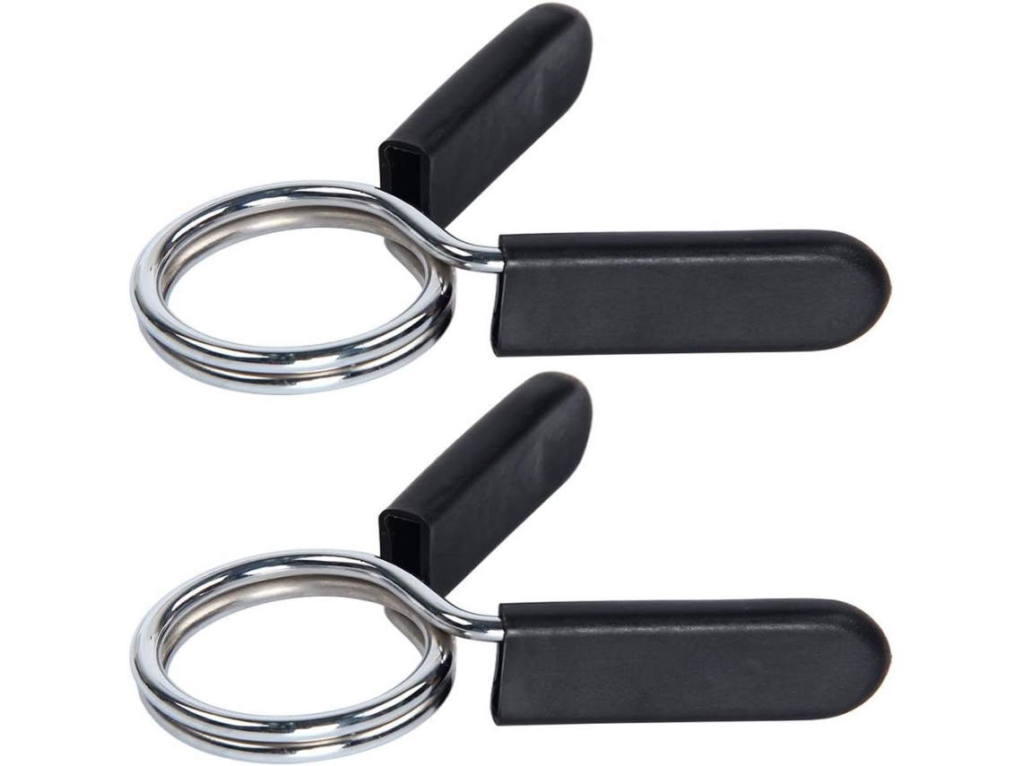MEOIRUERY Peças De Fechos De Mola Para Halteres 30 Mm Com Cabos De Borracha
