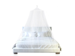 Dossel De Cama Ultra Grande Em Formato De Cúpula, Elegância Romântica Para Camas De Solteiro A King Size, Dossel Branco Com Malha Fina Repelente Natur