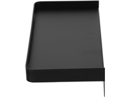 De Parede Autoadesivo Para Telefone Portátil Em Aço Preto. Compacto Para Banheiro. Em Gokoco