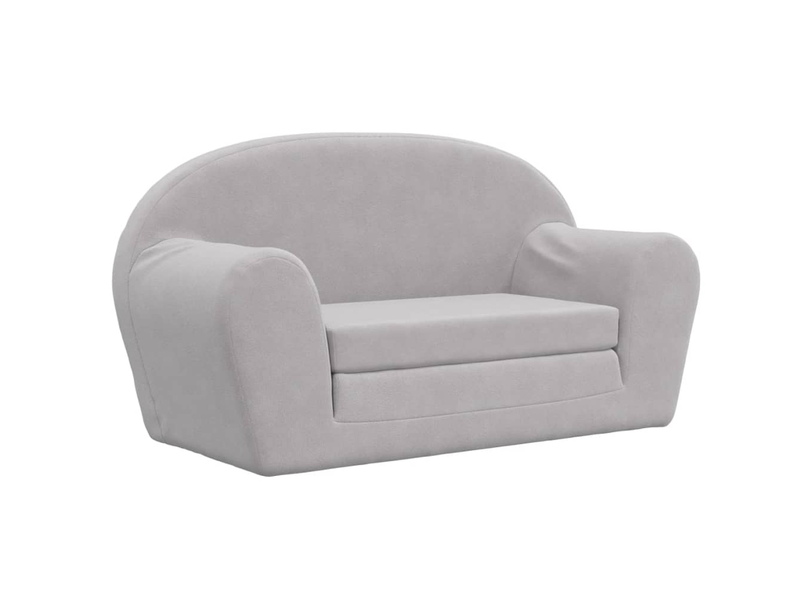 Kids' Sofa Bed, Kids' Sofa Beds Vidaxl Cinzeto Poliéster (n/a)