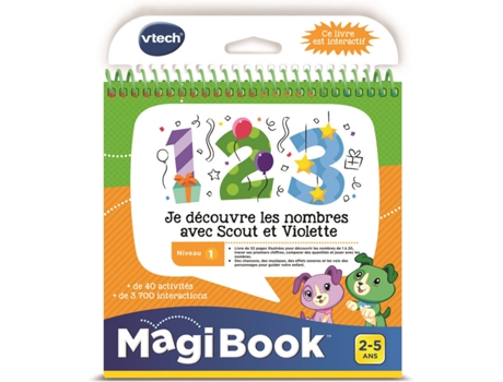 VTECH - Jogo Didático  Livre je Decouvre les Nombres Jogo Didático  Livre je Decouvre les Nombres