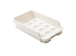 Recipiente para Armazenamento de Ovos 15 Grade Empilhável, Design Gaveta para Geladeira | S/MARCA