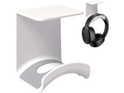 Lurelia Organizador Vertical Para Headset, Suporte De Parede, Metal, Com Parafusos, Adesivo