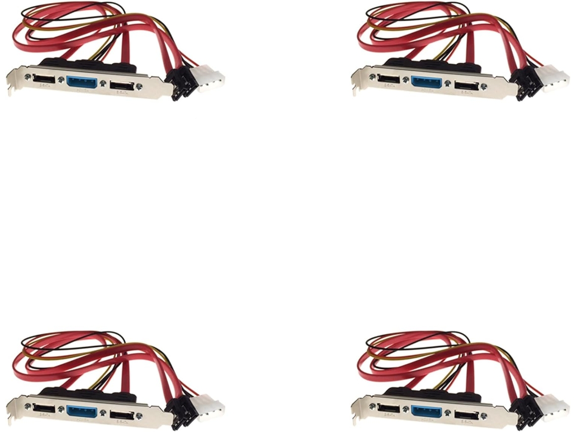 Suporte para 4 Cabos Pci de Alimentação Molex e Esata e Ide de 4 Pinos para Pc Diy. SFUSHOS
