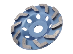 Muela De Esmeralda Na Copa 10 Dentes Azul 125mm Para Lixar Concreto Pedra Cimento