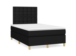 Box Spring Bed, Box Spring Beds Vidaxl Preto Tecido (120 X 200 Cm)