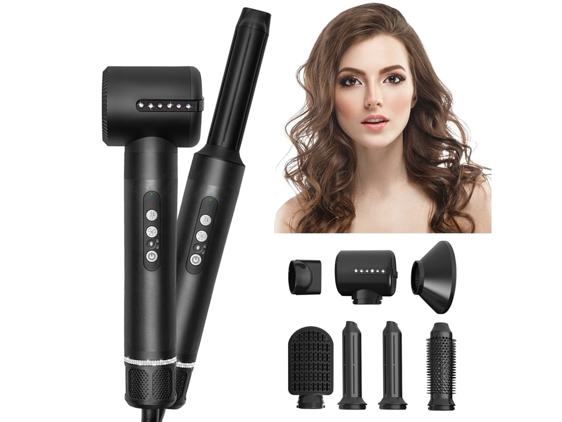 Modelador de Cabelo Wt-626 Prata Preta