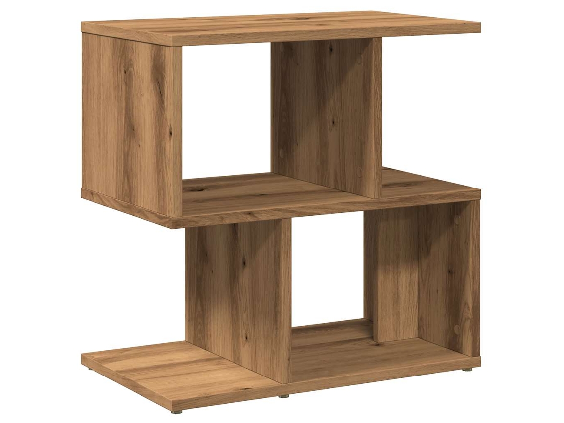 Mesa de Cabeceira Derivados de Madeira Carvalho Artisiano MAISON EXCLUSIVE 40x35x50 cm