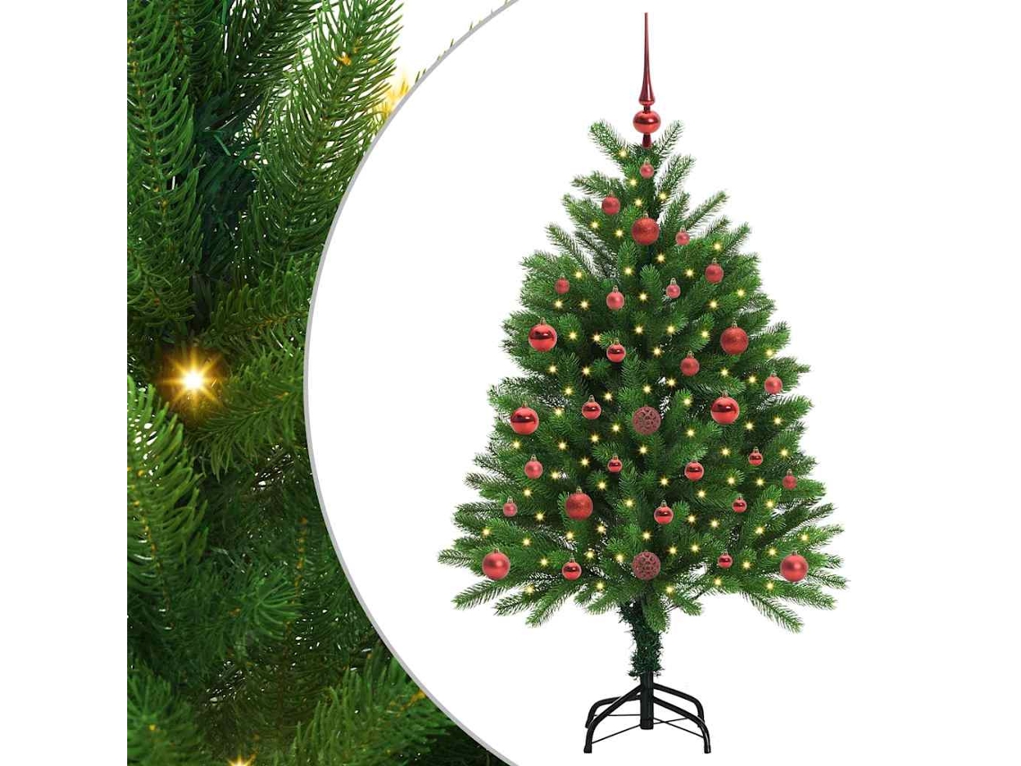 Conjunto 1 Árvore De Natal Vidaxl Verde Polietileno (120 Cm)