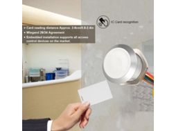 Mini Controlador Rfid com Leitor de Controle de Acesso À Prova D'água Integrado e Interface Wiegand26/34 BRILVIBERA