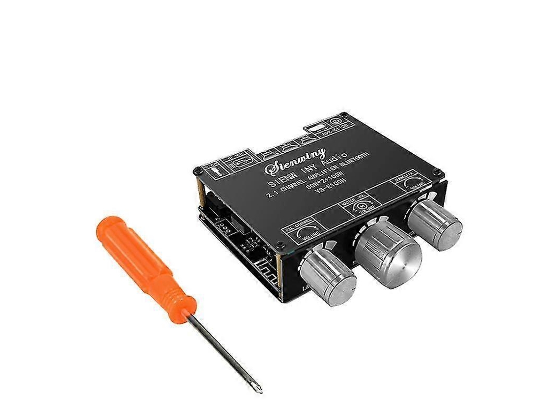 -e100h Módulo De Placa Amplificadora De Áudio Bluetooth De 2.1 Canais Com Tons Altos E Baixos