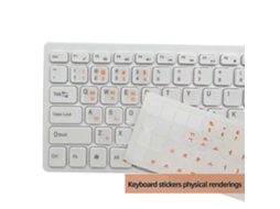 Adesivos De Teclado Duráveis Com Letras Coreanas Para Substituição Em Laptop E Pc Brilvibera