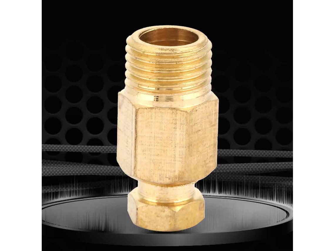 Laxiscreed Adaptador De Rush M10x1 Para Tubulação De Óleo Em Cobre
