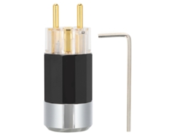 Aetheria plugue de Energia Hifi Áudio de Cobre Puro com Eletroplacagem de Ouro 24k Conector Monosaudio