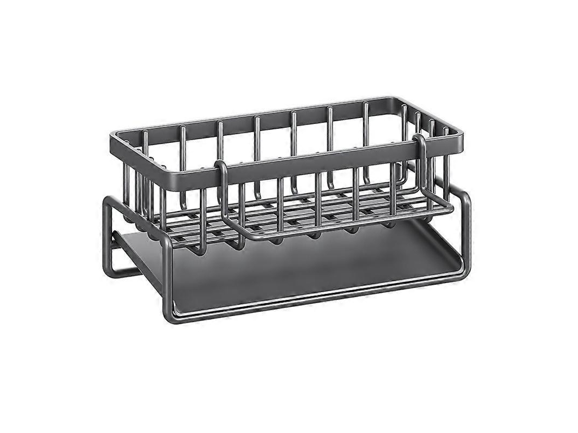 Cesto Escorredor De Cozinha Preto, Multifuncional Para Pia, Panos Prato E Esponjas. -aquaforge