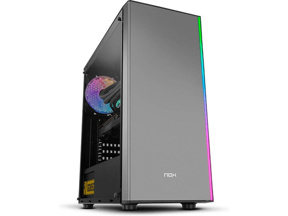 Caixa PC NOX INFINITY OMEGA RGB (ATX Mid Tower - Preto)
