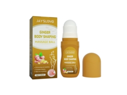 Rolo de Massagem Jaysuing Gengibre com LAXISCREED para Modelagem e Emagrecimento