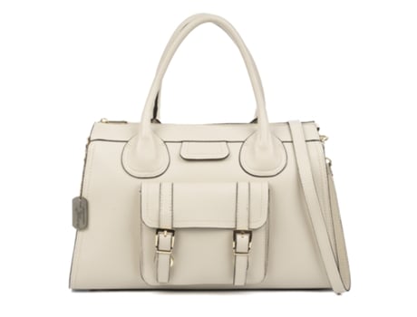 Mala De Ombro De Mulher Firenze Artegiani Bagaladi Autêntico Dollaro Pele Bege (28)