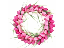 Guirlanda de Tulipas Artificiais para Decoração de Primavera, Porta, Varanda, Parede AQUAFORGE