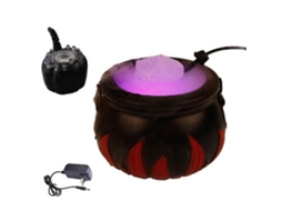 Primerox caldeirão de Bruxa Halloween com 12 Luzes Led Mudança de Cor Decorativo para Festa e Jardim