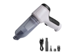 Lurelia Aspirador Portátil Sem Fios Para Carro, 3 Em 1, 9000 Pa, 120 W, 2000 Mah, Usb-c, Sopro, Cinza Escuro