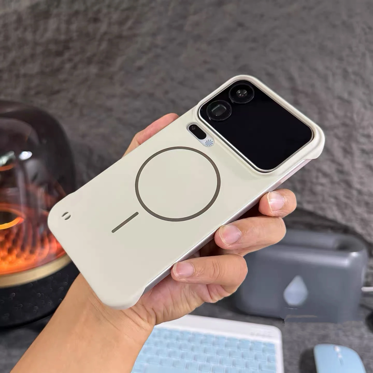 Capa Protetora Magnética Ultrafina (redmi K90 Pro Max), Material De Policarbonato Rígido.