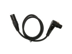 Cabo Lurelia XLR macho/fêmea de 3 pinos, 1 m, 3,3 pés, para microfones, PC e computador.