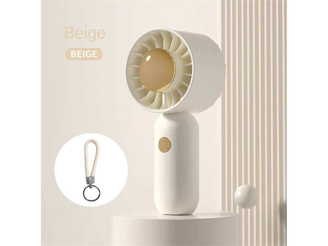 Mini Ventilador MDUG, 3 velocidades, bateria 507mah, verão