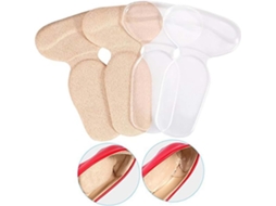 2 Pares De Palmilhas Gel Para Calcanhar, Palmilhas Acolchoadas, Almofadas Para Evitar Bolhas, Aderência Para O Calcanhar