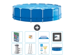 Intex Piscina Com Estrutura Redonda - 457x122 Cm - 9-peças S525