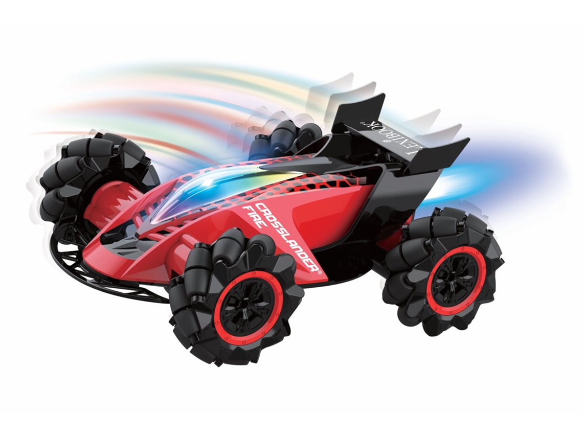 Crosslander® Fire Carro Rádiocontrolado Recarregável Com Água, Fumo, Luzes E Sons Com Movimento E Controlo Remoto