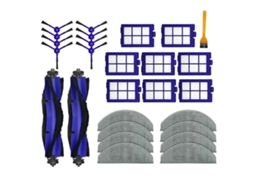 Para Robovac X8 Escova De Cabeça Escova Lateral Filtro Hepa Panos De Esfregão Pano De Limpeza Brilvibera