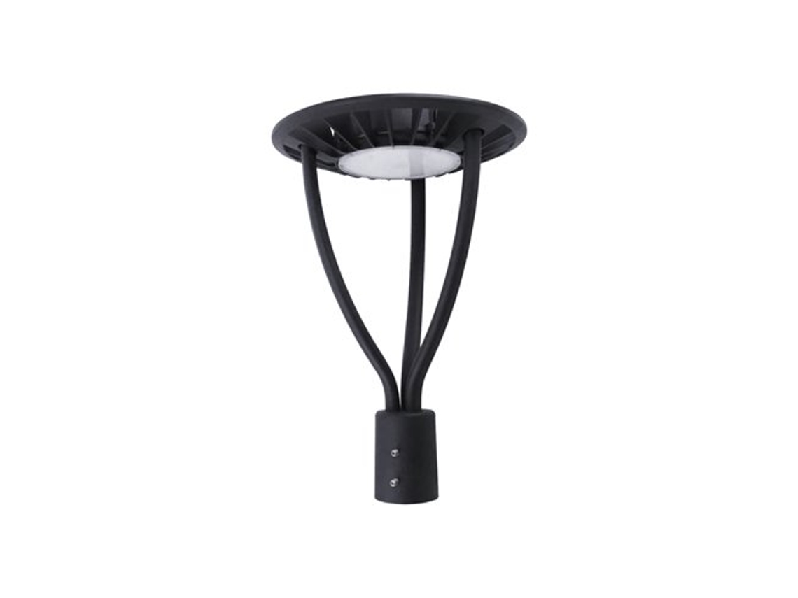 Poste de Luz Led Preto para Exterior MATEL Chip Samsung 50W Neutro