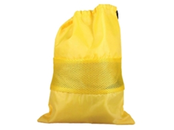 Conjunto de 2 Sacolas Multiuso Amarelas de 3127 Cm, Reutilizáveis ​​e Dobráveis, com Cordão, para Uso Geral. GOKOCO