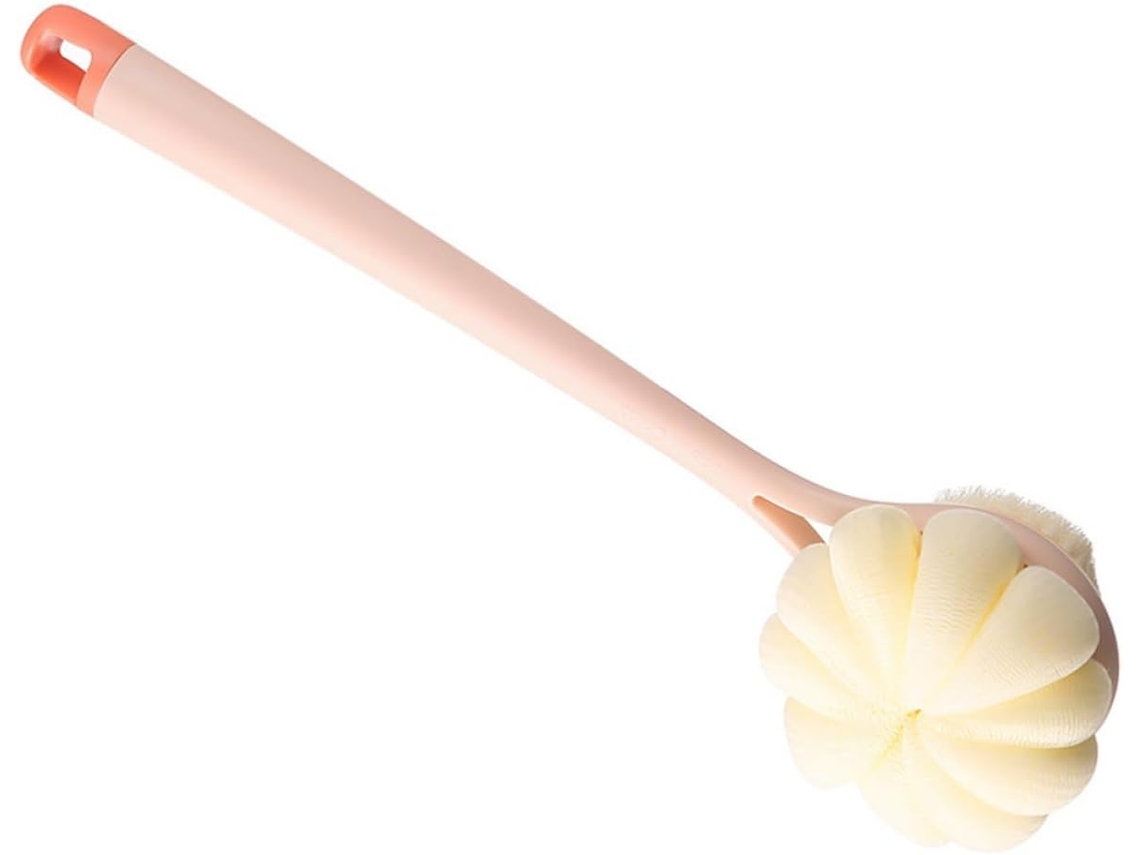 Escova De Banho Com Cabo Longo, Escovas De Nylon Dupla Face Para Limpeza Profunda E Esfoliação Corporal