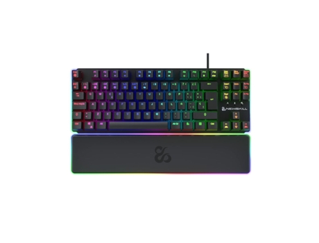Gungnyr TKL Pro Teclado Opto-Mecânico Gaming RGB Switches Gateron Red Intermutáveis