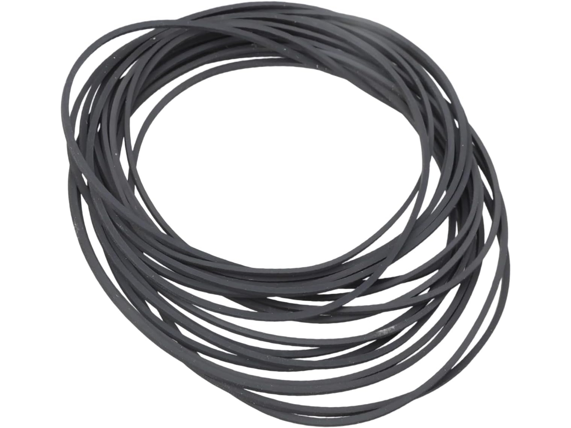 Correias 20 Quadradas para Fita Gravador, 1, 2mm Comprimento Para Reparo E Manutenção Fita Gravadores, Correia