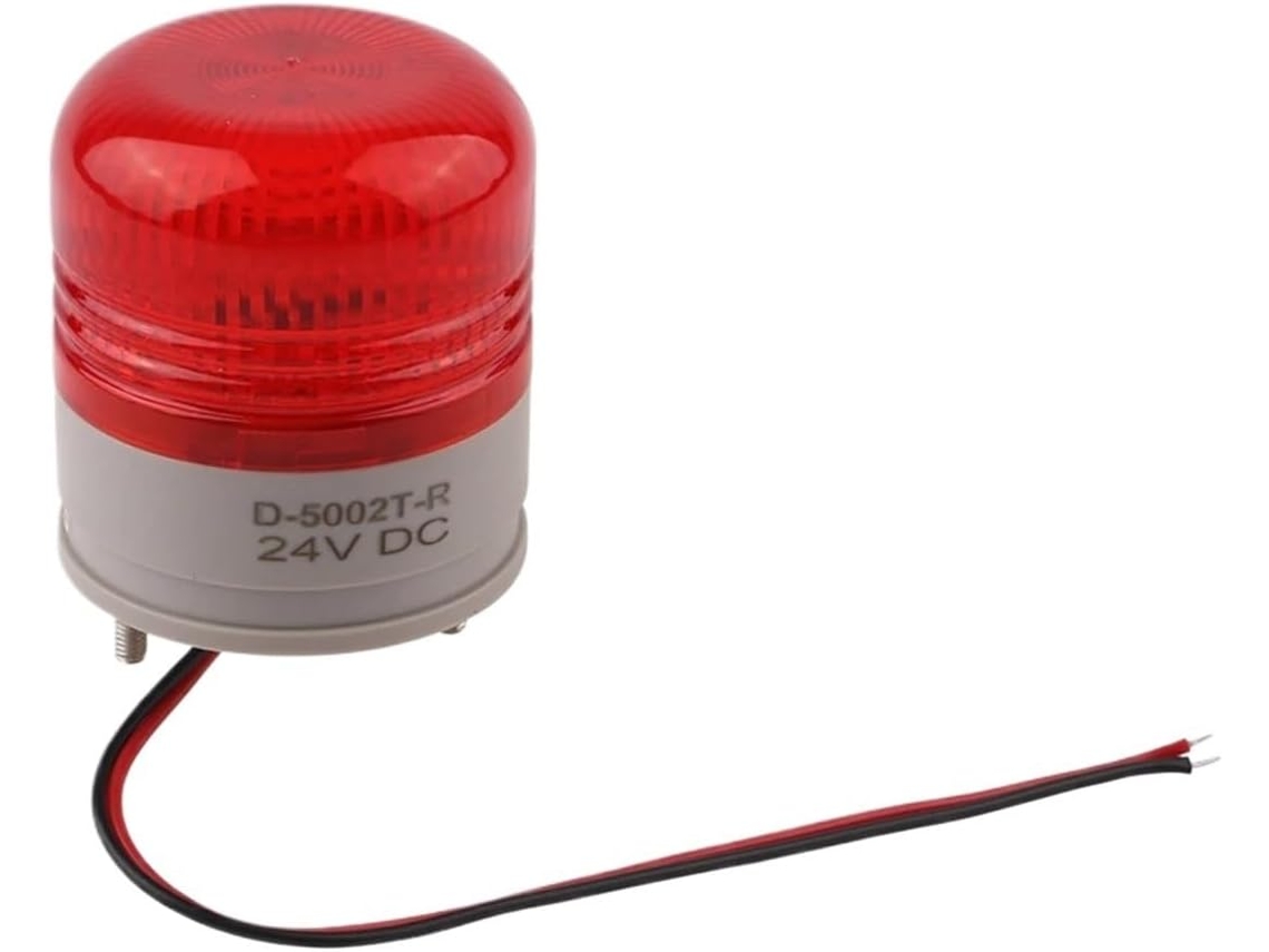 Lâmpada Indicadora De Aviso Led Com Uma Única Luz Intermitente Em Vermelho, Amarelo, Verde E Azul, 12v 24v Cc, Com Ou