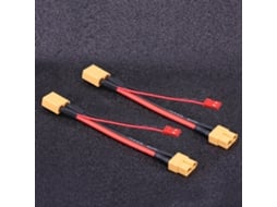Mali 2pcs/set Cabo Adaptador Conector Xt60 Fêmea para Xt60 Macho Jst Macho Acessório Rc