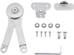 De Liga Zinco Para Porta Armário Com Mola A Gás E Kit Amortecedor.