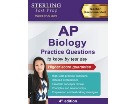Livro Sterling Test Prep AP Biology Practice Questions High Yield AP Biology Questions de Sterling Test Prep (Inglês)