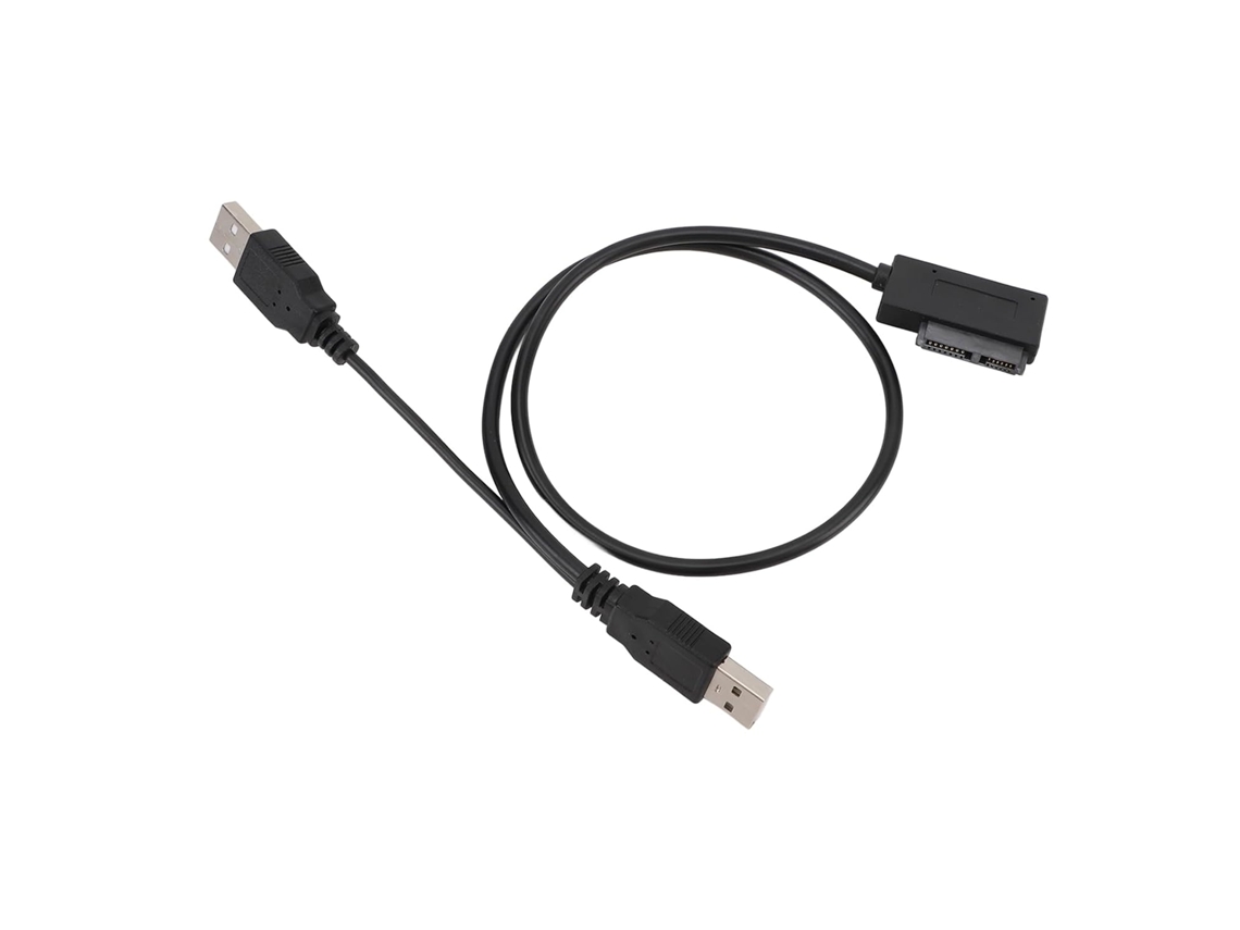 Cabo Usb 2.0 Para Unidade De Cd/dvd-rom, Troca De Mídia, Atualização De Disco Rígido E Interface Usb.