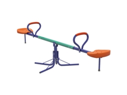 Baloiço Para Crianças Sobe E Desce Infantil Giratório 360° Com Barra De Comprimento Ajustável Assento Confortável Multicolor